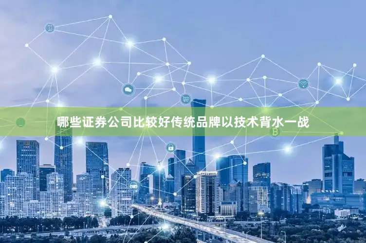 哪些证券公司比较好传统品牌以技术背水一战